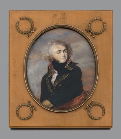 JEAN-URBAIN GUÉRIN (1761-1836), ÉCOLE DE * Portrait du général Kléber en grand uniforme,...
