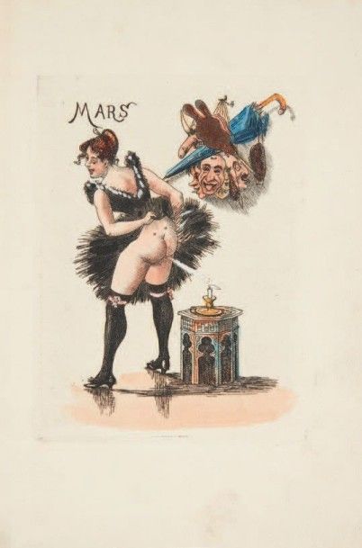 null [FREDILLO]. 1894. Sans lieu [Paris?], 1894.
Suite gravée in-12 de 14 planches...