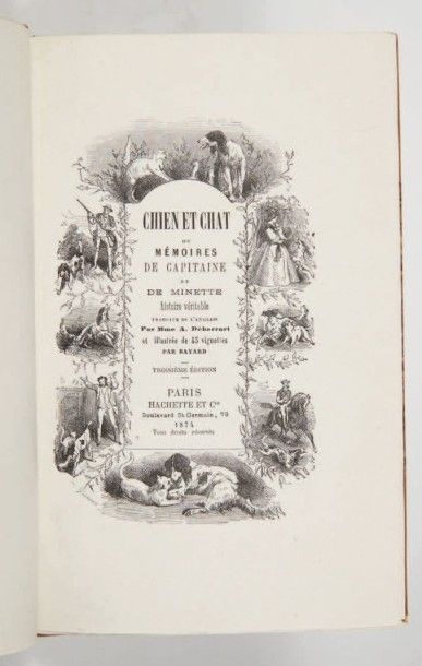 [MAITLAND (Julia Charlotte)] Chien et Chat ou Mémoires de Capitaine et de Minette.
Histoire...