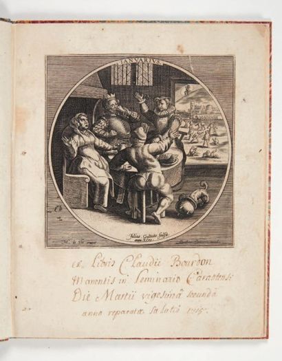 DE VOS (Martin) [Les Douze mois de l'année]. Sans lieu [Bruxelles?, Abraham Grimmer],...