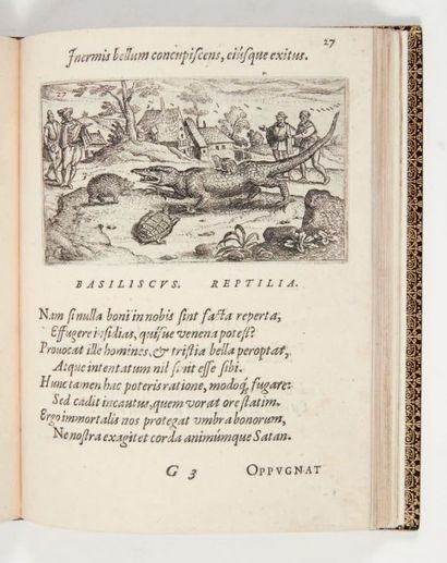 [MOERMAN (Jan)] Apologi creaturarum. [Anvers, C. Plantin pour], G. de Jode, 1584.
In-4...