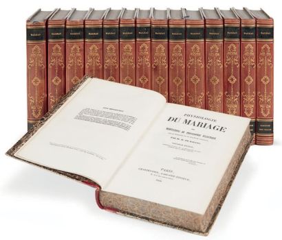 BALZAC (Honoré de) [Oeuvres.] Paris, Charpentier, 1838-1840.
15 volumes petit in-12:...