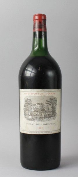 null * 1 Magnum
CHÂTEAU LAFITE ROTHSCHILD 1er GCC - Pauillac 1965
Niveau haut épaule.
Level...