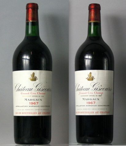 null 2 Magnums
CHÂTEAU GISCOURS 3ème GCC - Margaux 1967