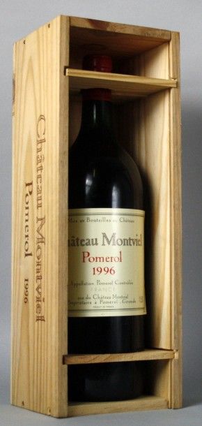 null 1 Magnum
CHÂTEAU MONTVIEL - Pomerol 1996
Caisse bois d'origine.
Original wood...