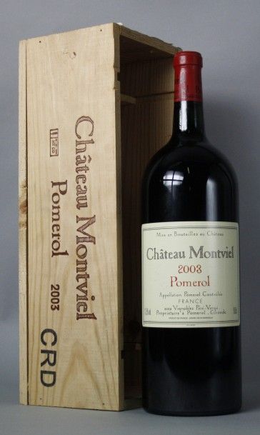 null 3 Magnums
CHÂTEAU MONTVIEL - Pomerol
Caisse bois d'origine.
Original wood case.
Un...