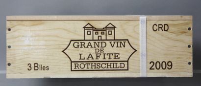 null 3 Bouteilles
CHÂTEAU LAFITE ROTHSCHILD 1er GCC - Pauillac 2009
Coffret trois...