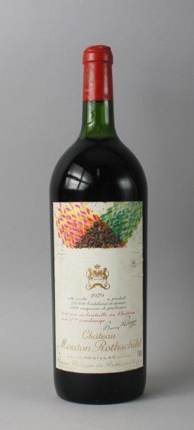 null * 1 Magnum
CHÂTEAU MOUTON ROTHSCHILD 1er GCC - Pauillac 1979
Étiquette légèrement...