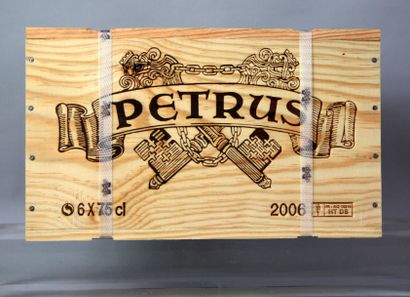 null 6 Bouteilles
PETRUS 2006
Caisse bois d'origine.
Original wood case.