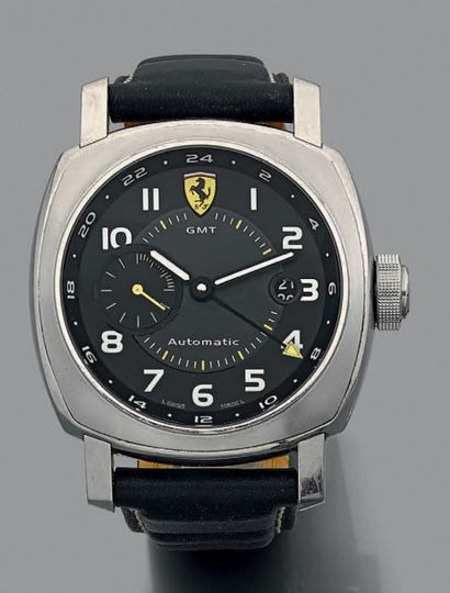 PANERAI Ferrari GMT Limited Edition n° FA180/750
Grande montre bracelet en acier....