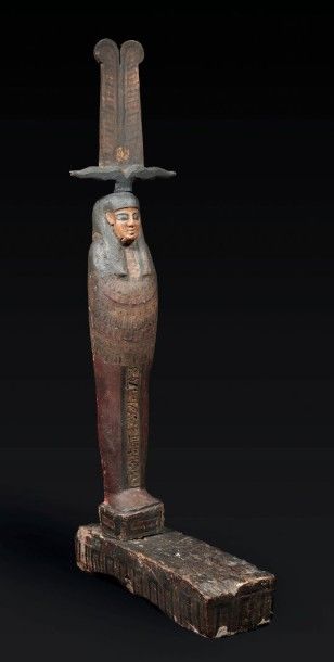 null PTAH-SOKAR-OSIRIS AU NOM DE ÂNKH-EF-EN-MOUT.
Statuette représentant le dieu...