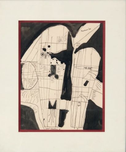 LUCEBERT (1924-1994) Sans titre, de 1958 à 1988
Ensemble de 10 dessins à l'encre...