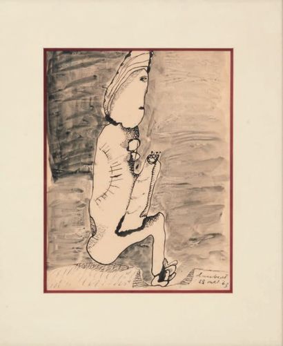 LUCEBERT (1924-1994) Sans titre, de 1958 à 1988
Ensemble de 10 dessins à l'encre...