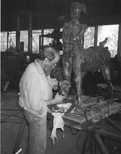 César (1921-1998) Le centaure (Hommage à Picasso), 1986
Importante sculpture réalisée...