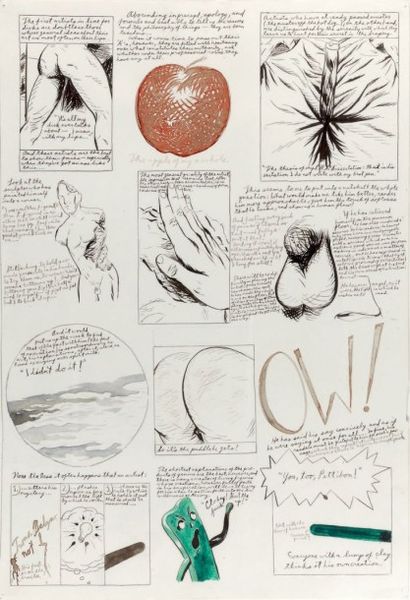 Raymond Pettibon (né en 1957) Untitled (The first artist's), 1991
Aquarelle et encre...