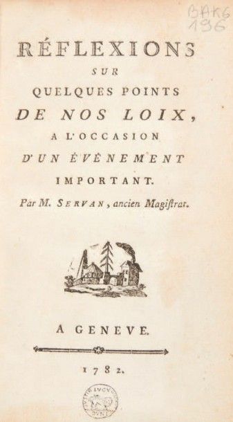 null [DROIT PÉNAL - ANCIEN RÉGIME].
Ensemble de 6 ouvrages. 1612-1789.
6 volumes.
-...