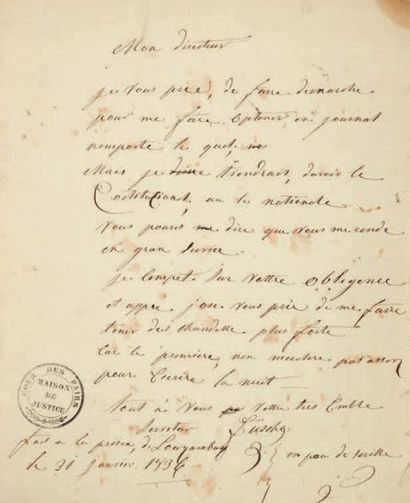 null [FIESCHI (Joseph)].
Ensemble d'ouvrages et de documents relatifs à l'affaire...