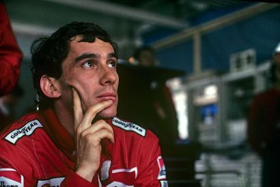PAUL-HENRI CAHIER (NÉ EN 1952) 
Ayrton Senna II, 1989
Grand Prix du Japon 1989, Ayrton...