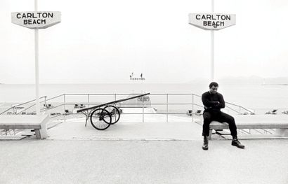 Richard Melloul (né en 1949) 
Mohamed Ali, Cannes 1982
Tirage argentique sur papier...