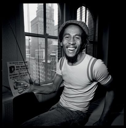 IAN PATRICK (né en 1951) 
Bob Marley, 1975
Tirage argentique réalisé par l'artiste.
Signé...