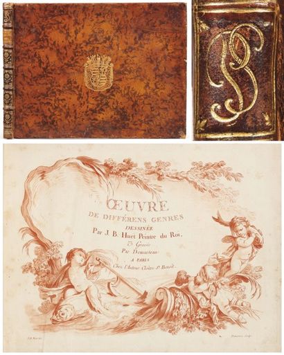 HUET, Jean-Baptiste Oeuvre de différents genres Paris, [vers 1780] SUITE DUE A L'UN...