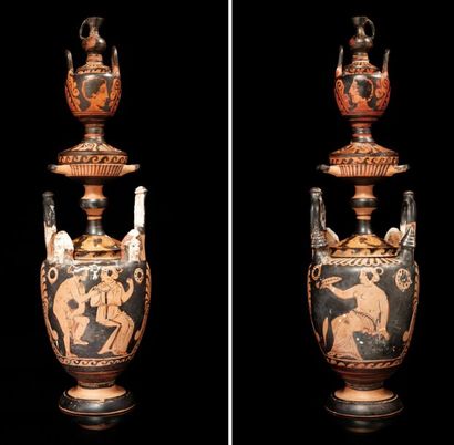 Lébès gamikos (vase nuptial) à figures rouges,...