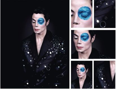 ARNO BANI (NÉ EN 1976) Michael Jackson à l'oeil bleu, 1999 Tirage unique de 2010....