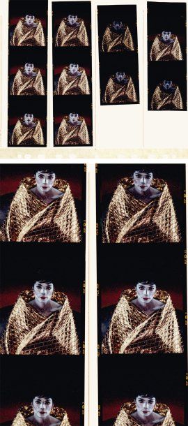ARNO BANI (NÉ EN 1976) Michael Jackson à la cape d'or, 1999 Planche-contact n°17....