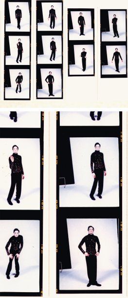 ARNO BANI (NÉ EN 1976) Michael Jackson « Le Mime », 1999 Planche-contact n°29. Tirage...