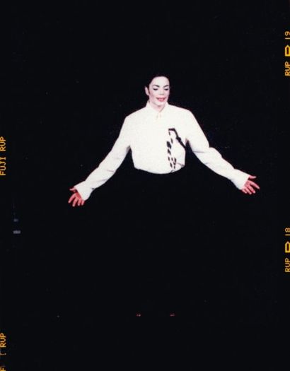 ARNO BANI (NÉ EN 1976) Michael Jackson « Black Or White » n°2, 1999 Tirage unique...