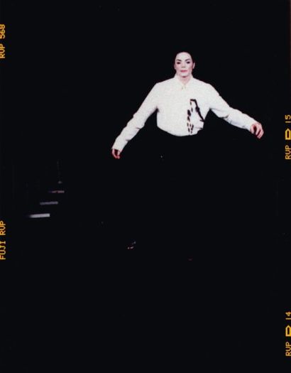 ARNO BANI (NÉ EN 1976) Michael Jackson « Black Or White » n°4, 1999 Tirage unique...