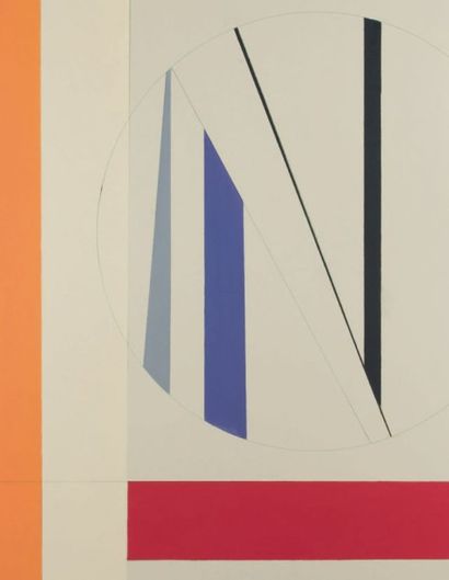 GUY VANDENBRANDEN (1926-2014) 
Composition, 2002
Huile sur toile Signée et datée...