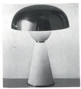 STILNOVO FONDÉ PAR BRUNO GATTA EN 1946 
Lampe de table orientable
Métal laqué rouge...