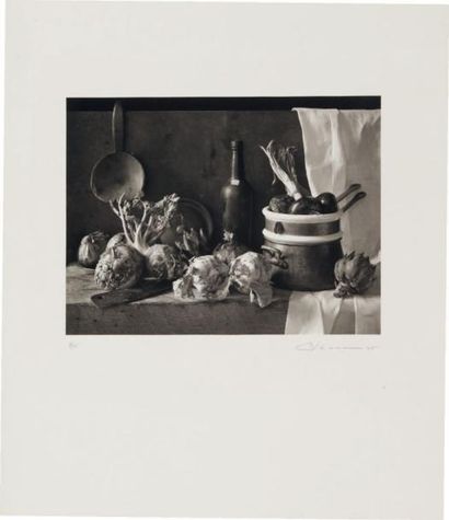 ARKADY LVOV (NÉ EN 1955) Nature morte
Platinium print.
Signée en bas à droite.
Edition...