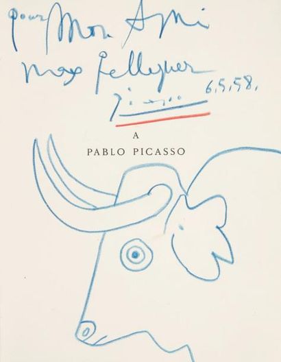 [PICASSO (Pablo)]. ELUARD (Paul) A Pablo Picasso. Genève, Paris, Éditions des Trois

Collines,...