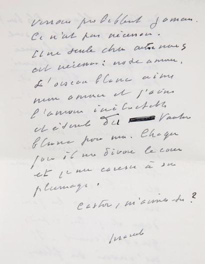 JOUHANDEAU (Marcel) 2688 lettres autographes signées environ à Castor Seibel (1964-1978)....