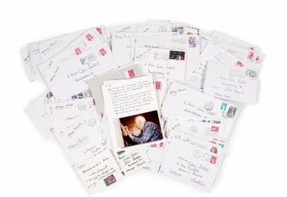 SAUGUET (Henri) Lettres à Castor Seibel (1976-1984).

66 lettres ou cartes autographes...