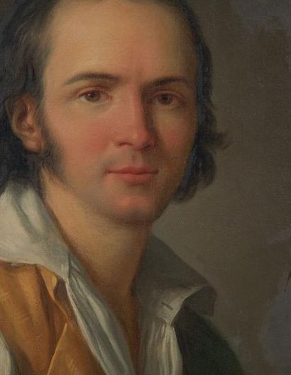 JEAN SIMON BERTHELEMY (Laon 1743 - Paris 1811) Portrait d'homme
Toile ovale.
Signée...