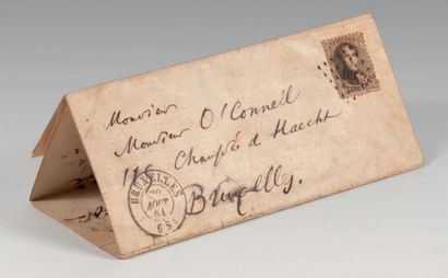 BAUDELAIRE (Charles) Lettre adressée à Adolphe O'Connell. Bruxelles, 30 août 1864.
Lettre...