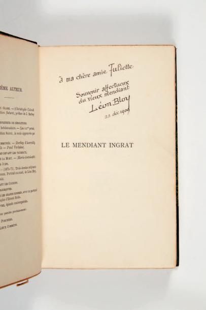 BLOY (Léon) Le Mendiant ingrat. (Journal de l'auteur. 1892-1895). Bruxelles, Edmond
Deman,...