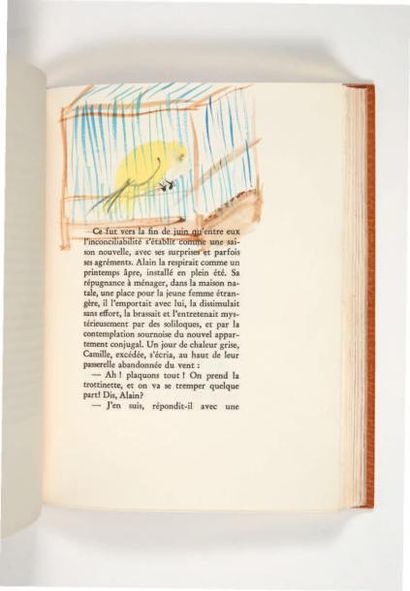 COLETTE La Chatte. Roman. Paris, Bernard Grasset, 1933.
In-4 [222 x 172 mm] de (4)...