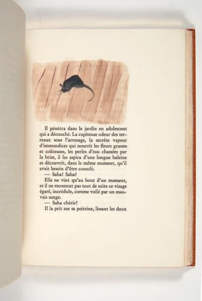COLETTE La Chatte. Roman. Paris, Bernard Grasset, 1933.
In-4 [222 x 172 mm] de (4)...