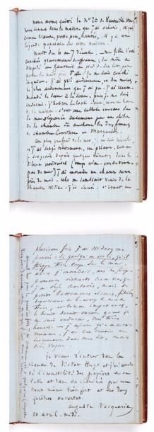 HUGO (Victor) Manuscrit autographe inédit. Guernesey, 31 mars - 10 décembre 1856.
In-12...