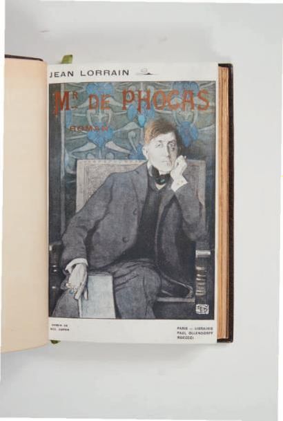 LORRAIN (Jean) Monsieur de Phocas. Paris, Ollendorff, 1901.
In-12 [181 x 115 mm]...