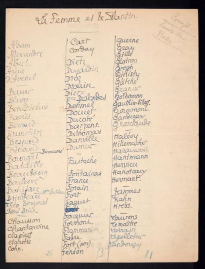 [LOUYS] Documents autographes relatifs aux Chansons de Bilitis. 1893-1919.
3 feuillets...