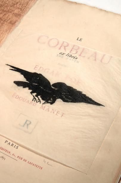 [MALLARMÉ]. POE (Edgar Allan) Le Corbeau. The Raven. Poëme. Traduction française...