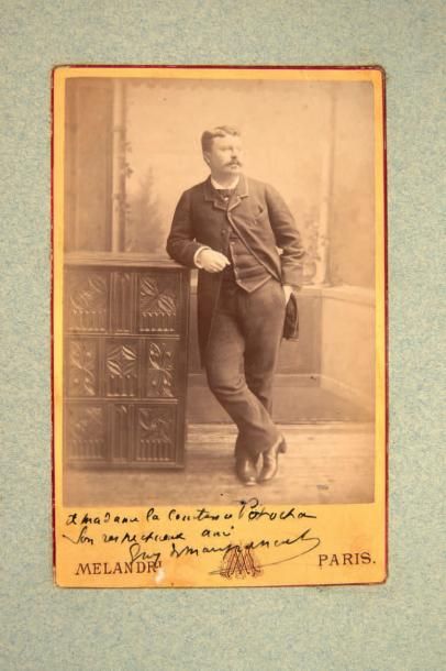 MAUPASSANT (Guy de) Correspondance adressée à la comtesse Potocka. Vers 1883-1891.
24...