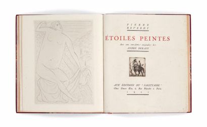 REVERDY (PIERRE) Étoiles peintes. Avec une eau-forte originale de André Derain. Paris,...