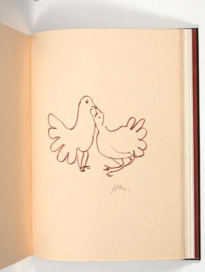 RONSARD (Pierre de) Florilège des Amours de Ronsard par Henri Matisse. Paris, Albert
Skira,...