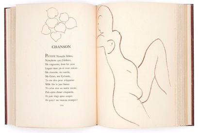 RONSARD (Pierre de) Florilège des Amours de Ronsard par Henri Matisse. Paris, Albert
Skira,...